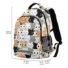 Linda mochila escolar para niños y niñas mochila portátil