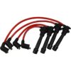 JDMSPEED Juego de cables de bujía de encendido rojo de_2