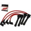 JDMSPEED Juego de cables de bujía de encendido rojo de_1