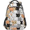 Linda mochila escolar para niños y niñas mochila portátil