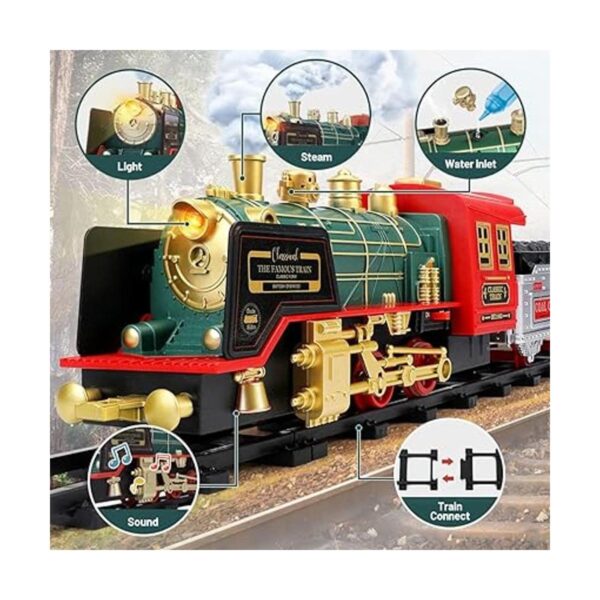 Juego de tren de control remoto juguete eléctrico de tren_2