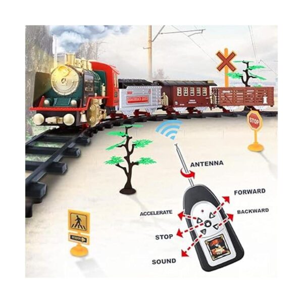 Juego de tren de control remoto juguete eléctrico de tren_3
