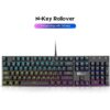 E T Teclado mecánico para juegos con teclas