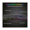 E T Teclado mecánico para juegos con teclas