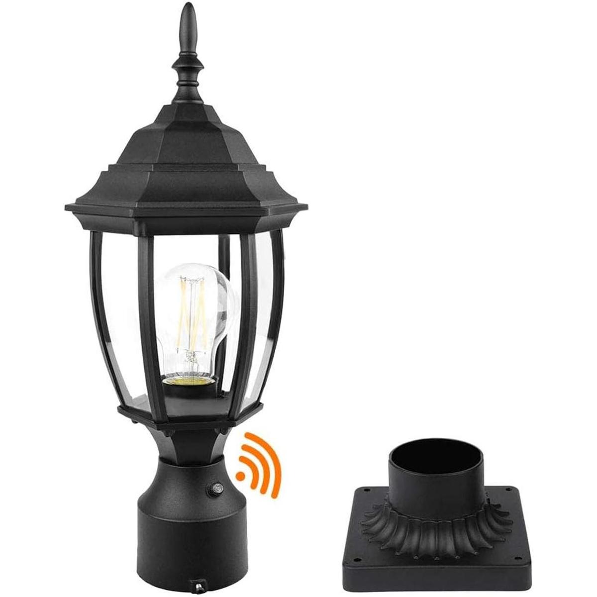 PARTPHONER Luz de poste para exteriores del atardecer al