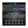 E T Teclado mecánico para juegos con teclas