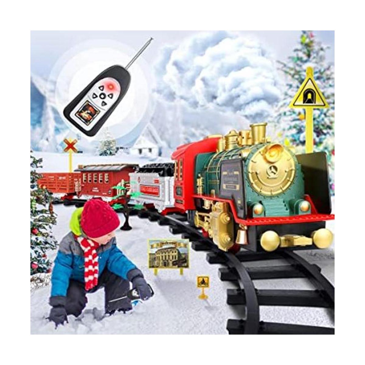 Juego de tren de control remoto juguete eléctrico de tren