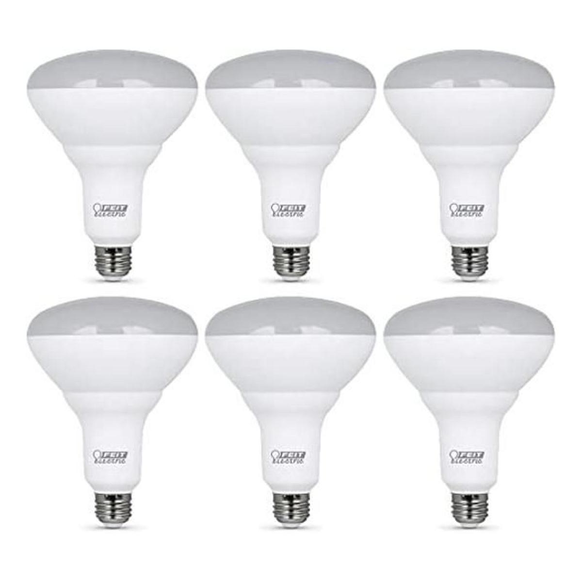 Feit Electric LED BR40 con una bombilla de base mediana