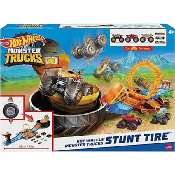 Juego de neumáticos Hot Wheels Monster Trucks Stunt_6