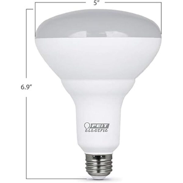 Feit Electric LED BR40 con una bombilla de base mediana_4