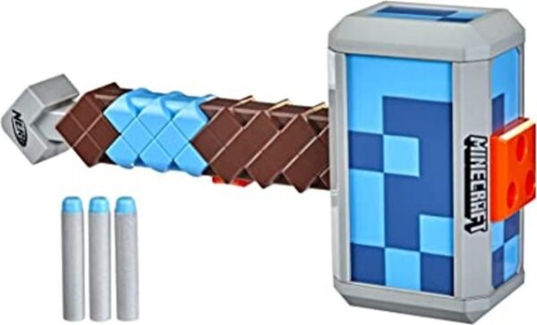 NERF Minecraft Stormlander Martillo de dardos para_1