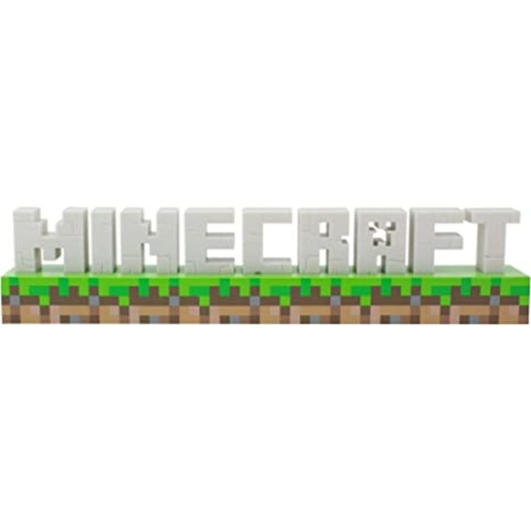 Paladone Luz con logotipo de Minecraft funciona con pilas_1