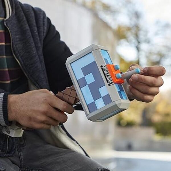 NERF Minecraft Stormlander Martillo de dardos para_3