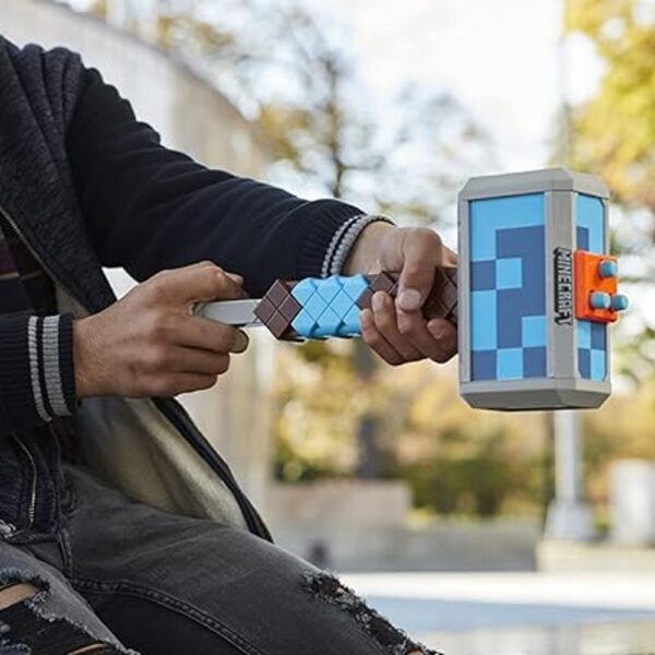 NERF Minecraft Stormlander Martillo de dardos para_4