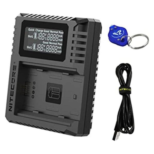 Nitecore FX3 Cargador de batería de carga rápida USBC de_1