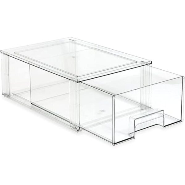 Isaac Jacobs Cajón organizador grande apilable 13.5 x_2