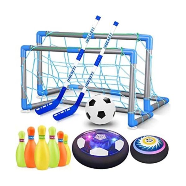 HopeRock Juego de bolos de hockey de fútbol 3 en 1_1