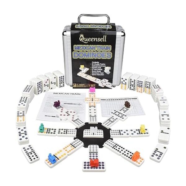 Juego de dominó de tren mexicano para adultos juego de_2