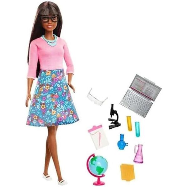 Mattel Barbie Muñeca de carrera afroamericana