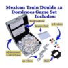 Juego de dominó de tren mexicano para adultos juego de_3