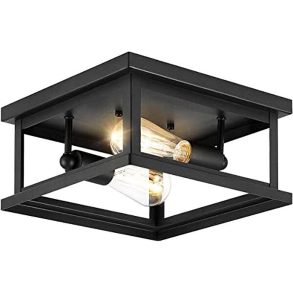 Drosbey Lámpara de techo empotrada de 2 luces lámparas de_1