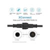 Evertine Conector de cadena de 3 pines de 19.7 in 10