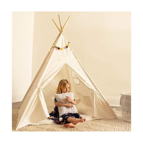 Tienda de campaña para tipis para niños con cadena de_3