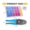 Kit de conectores eléctricos de 1600 terminales de