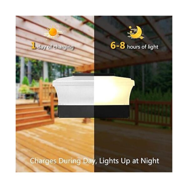 Davinci Lighting Luces solares de tapa de poste para_2