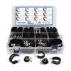 PEROMI Kit surtido de 140 abrazaderas de cable de acero_1