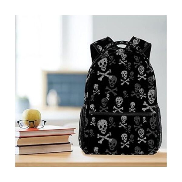Hueso Patrón Mochilas Niños Niñas Escuela Libro Bolsa_6