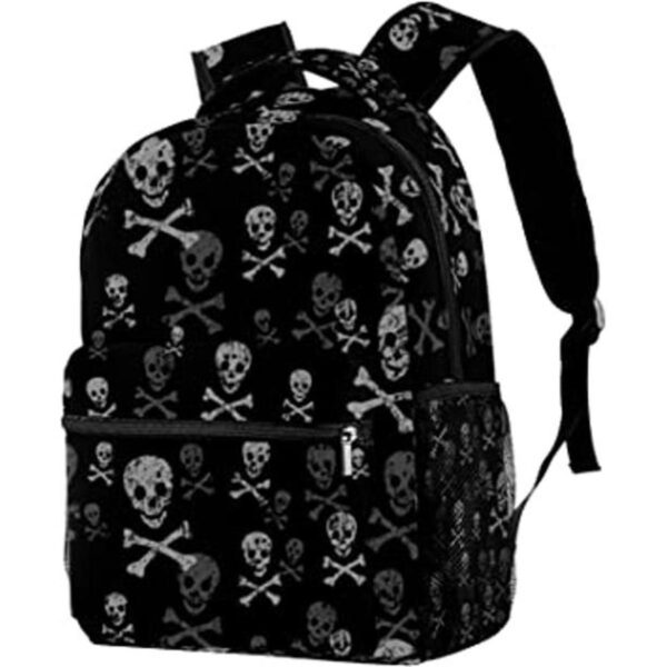 Hueso Patrón Mochilas Niños Niñas Escuela Libro Bolsa_1