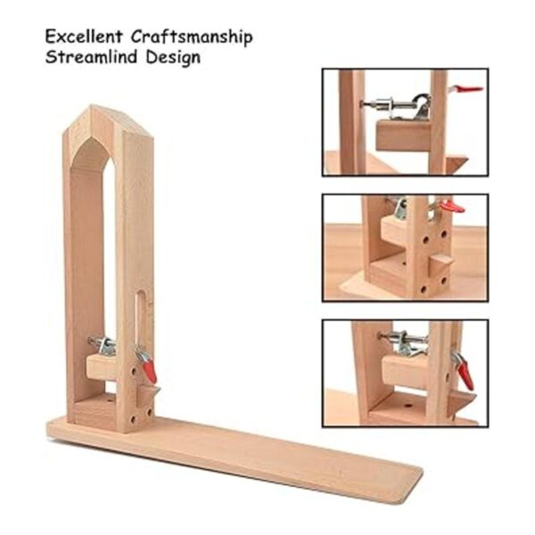 360 rotación de madera de costura poni caballo cuero