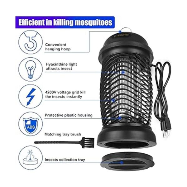 Exterminador de insectos Fvoai mosquitero electrónico_3