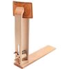 360 rotación de madera de costura poni caballo cuero