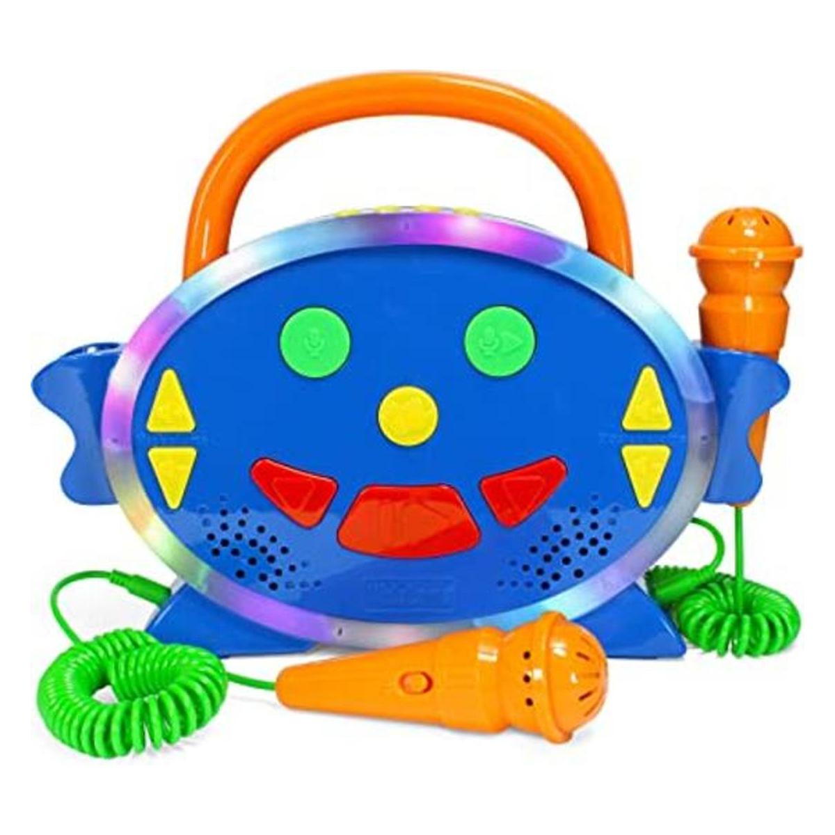 Máquina de karaoke para niños con 2 micrófonos