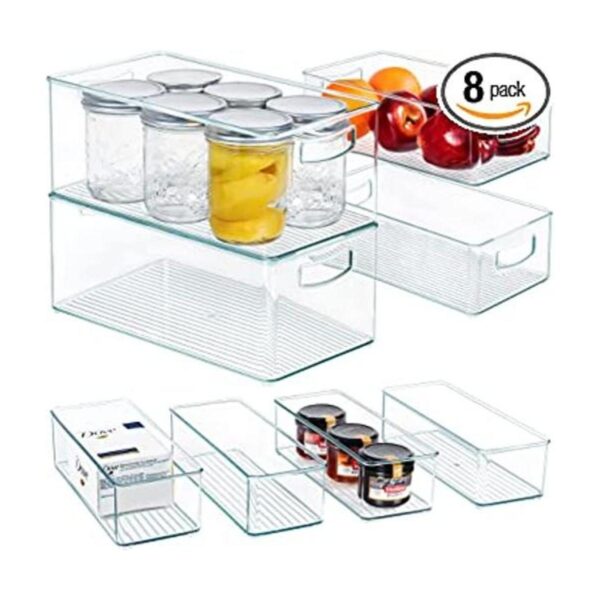 Hudgan Paquete de 8 cubos organizadores apilables de_1