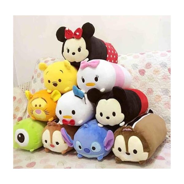 Finex Juego de 2 almohadas de viaje apilables de peluche