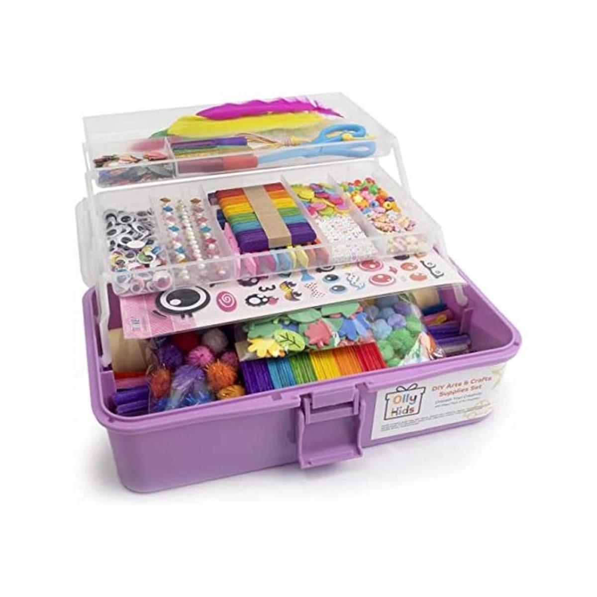 Olly Kids Juego de suministros de arte y manualidades