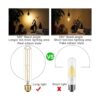 LiteHistory Bombilla E26 regulable de 6 W igual a 60 W de