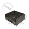 MyGift Soporte para bandeja de huevos de madera gris