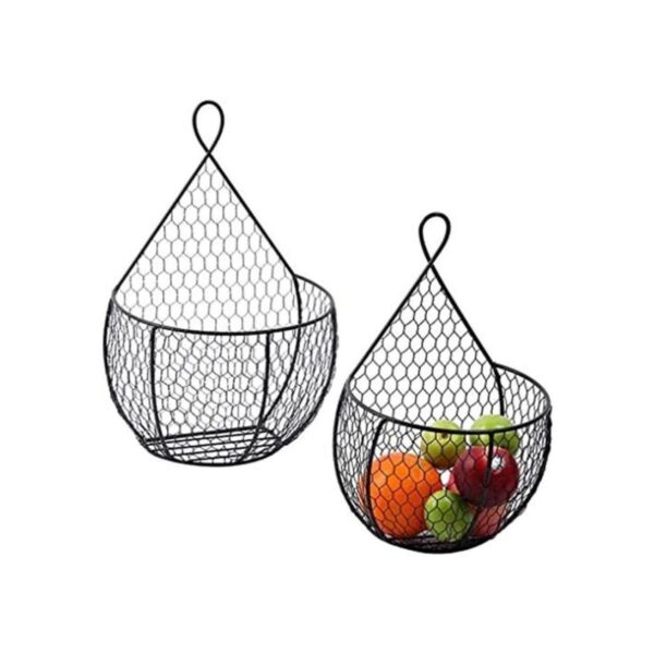 ERYTLLY Cesta colgante de metal para frutas y verduras_1