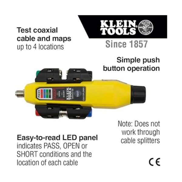 Klein Tools Kit de probador coaxial VDV512101 Explorer 2_2