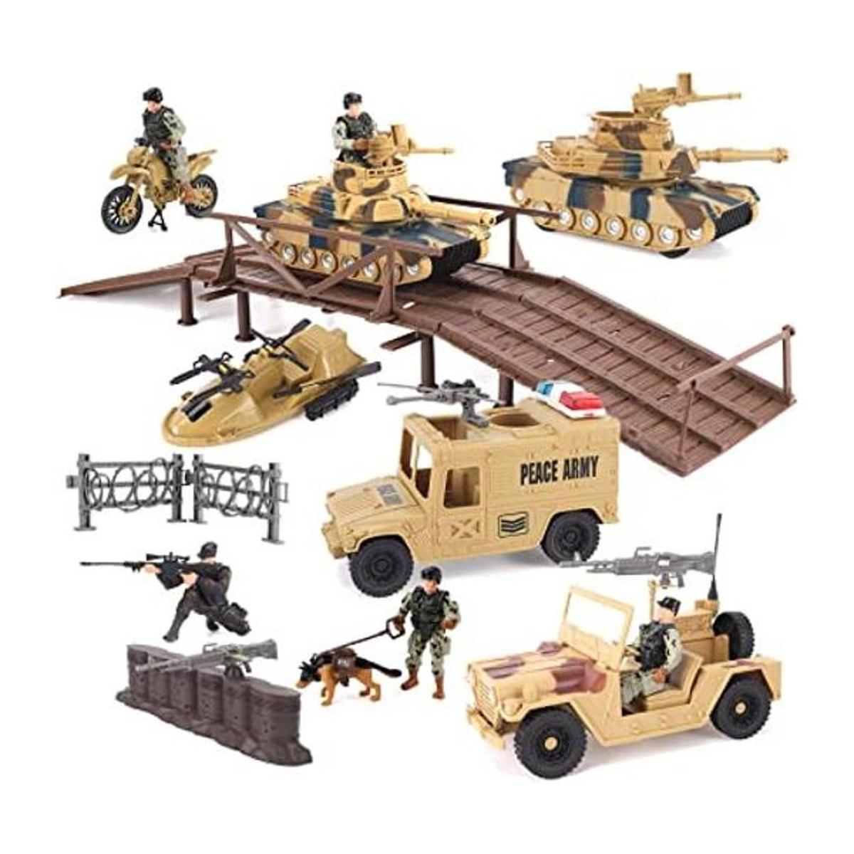 Military Toys Zona de combate de acción militar Juego