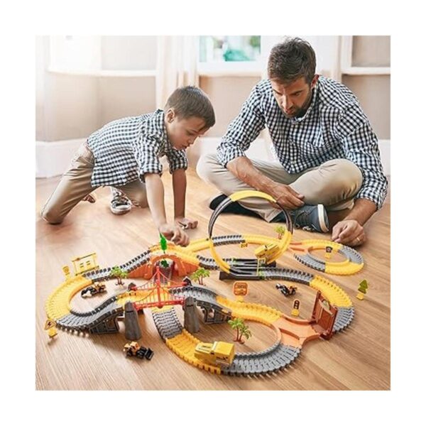 OR OR TU Juego de 342 piezas de juguetes de carreras de_5