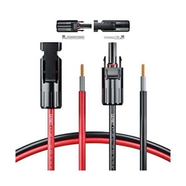 GearIT 25 pies negro 25 pies rojo cable de extensión_1