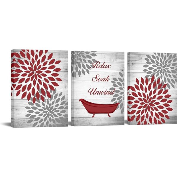 Fushvre Relax Soak Unwind Print 3 piezas Vintage Dalia_1