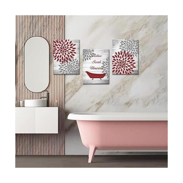 Fushvre Relax Soak Unwind Print 3 piezas Vintage Dalia_4