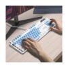 Teclado mecánico para juegos 104 teclas teclados