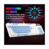 Teclado mecánico para juegos 104 teclas teclados
